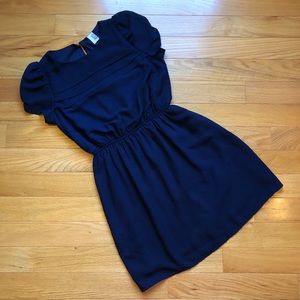 Francesca’s Navy dress